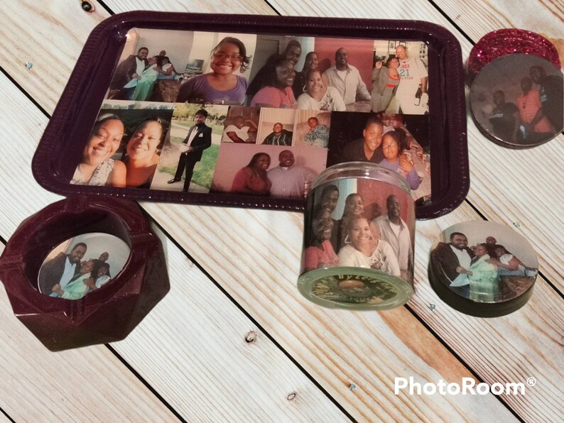 Personalized Unique Rolling Tray Sets Etsy