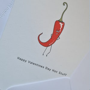Happy Valentines Day Karte. Niedliche und lustige Karte zum Valentinstag. Handgemachte A6 Karte. Kostenlose Lieferung. Karte für Sie/Ihn. Innen leer