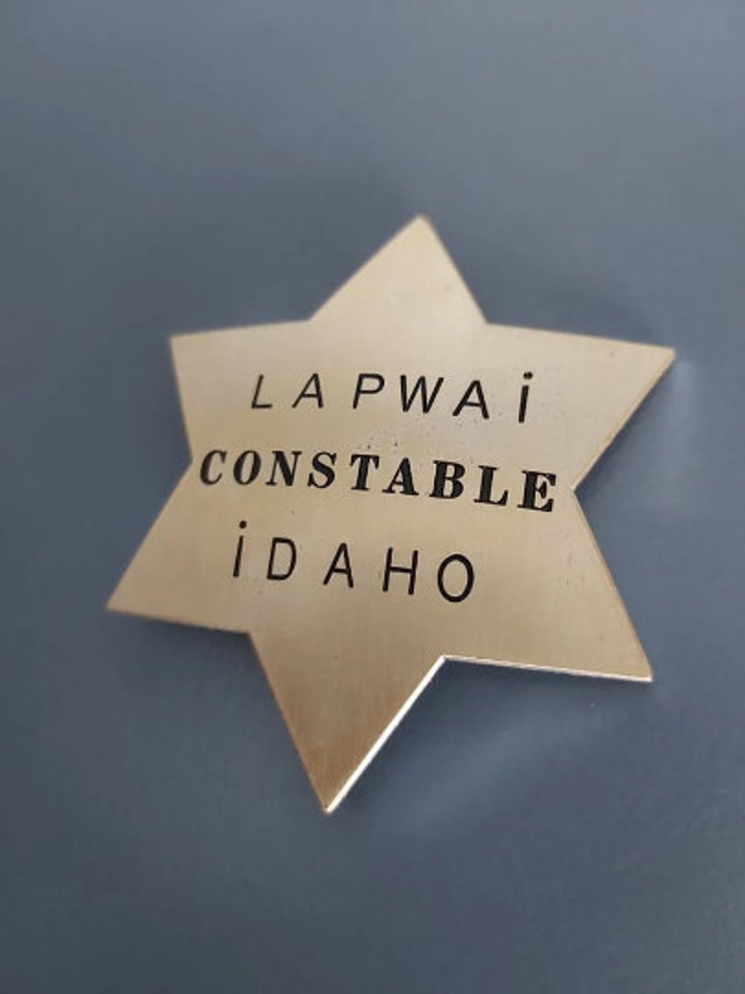 Antique Obsolete Police Historical Badge Lapwai Idaho Etsy