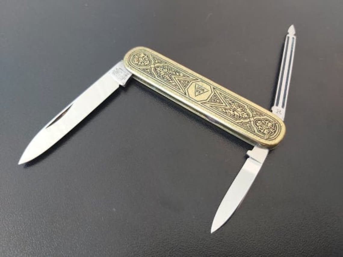 Antique Solingen Pocket Knife From Germany With Famous Toledo Etsy