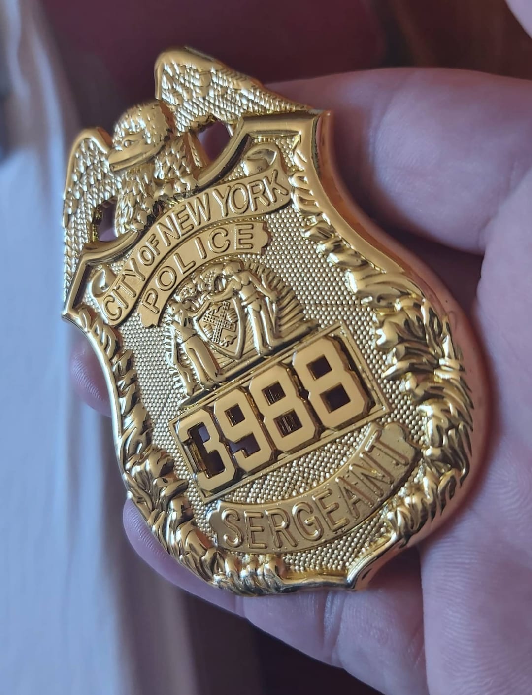 NYPD Sergeant Badge New York Police Badge - Etsy UK