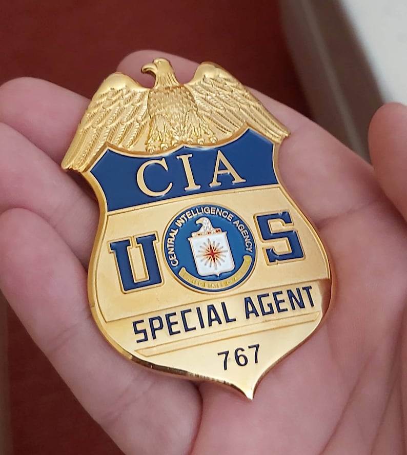 CIA Badge Federal Badge for Badge Collectors Only CIA Etsy