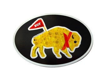 Buffalo | Buffalo CAR MAGNET | Butter Buffalo | Buffalo Gift | Butter Lamb
