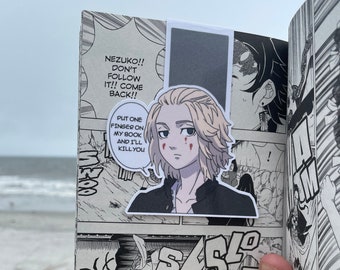 anime bookmark etsy