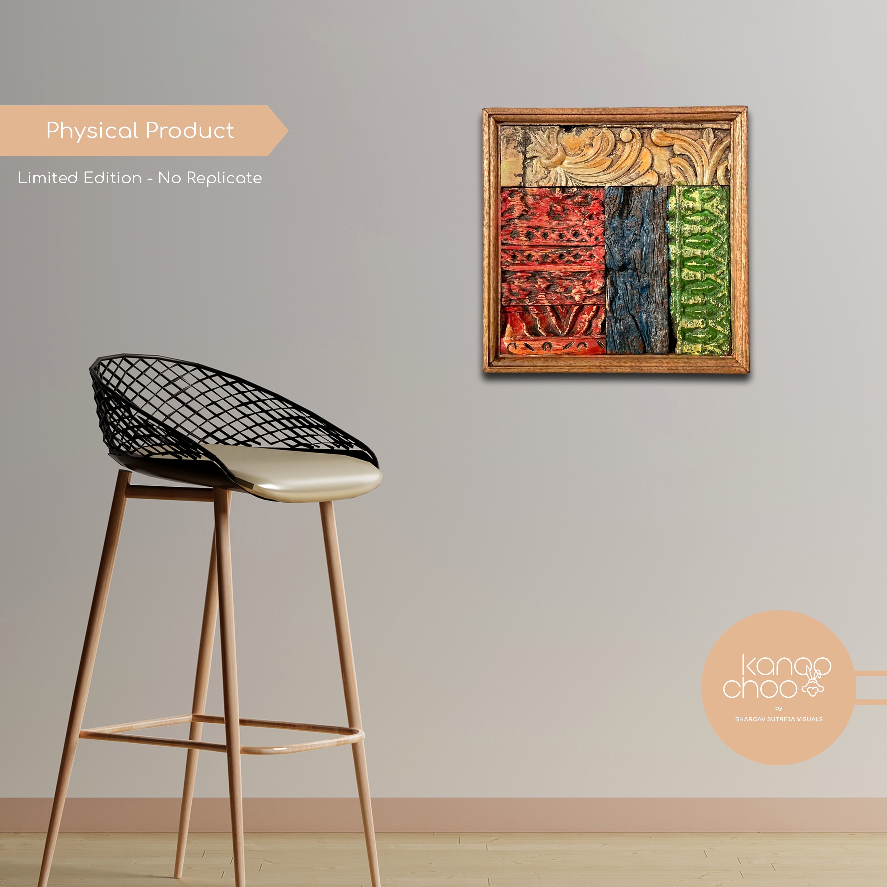 Wooden Art Hand Painted Rustic Finish Wall Hanging Wall Etsy