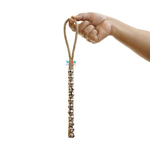 Campanelle da strega in argento, appendini per porte in ottone, decorazioni per porte d'ingresso, decorazioni per porte