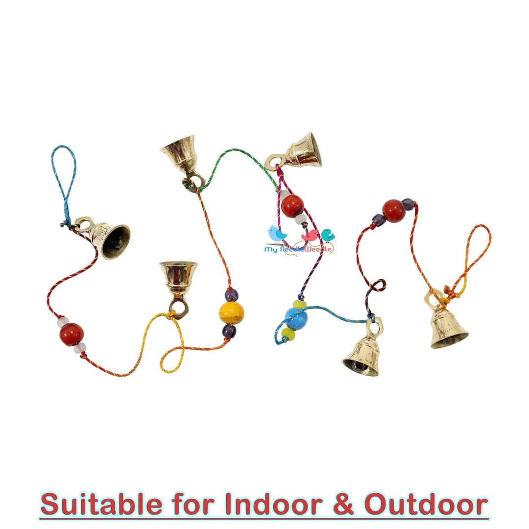 Boho Summer Decor Vintage Bell Garland, Front Door Porch Outdoor and ...