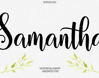 Download Samantha Font Etsy