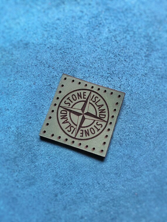 Stone Island Engraved Patch Badge Etsy