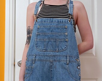 Vintage Womens 90s London London Denim Dungarees Size M/L