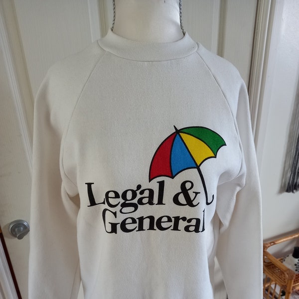 Vintage Womens 80s Quirky legal & General Jumper Size M