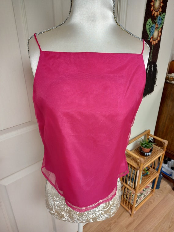 Vintage Womans Y2k Dorothy Perkins Pink Corset Top