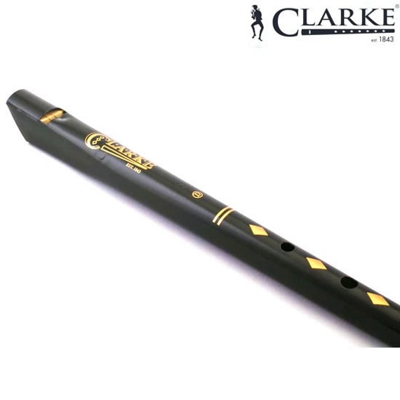Clarke Original Tin Penny Whistle in Key of D Black Gold Etsy