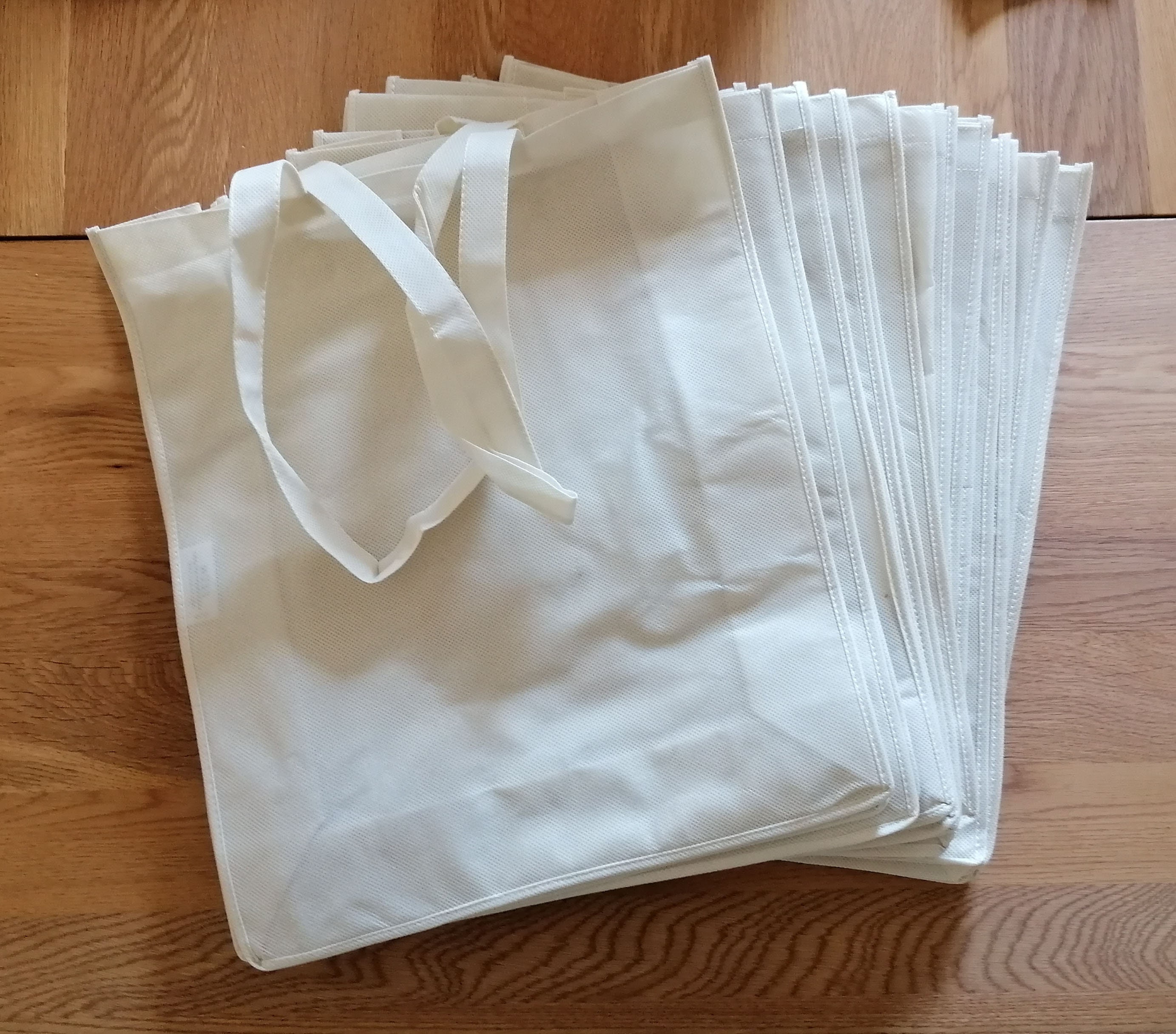Blank Reusable Tote Shopper Shopping Bag for Life Cream x 10 Etsy