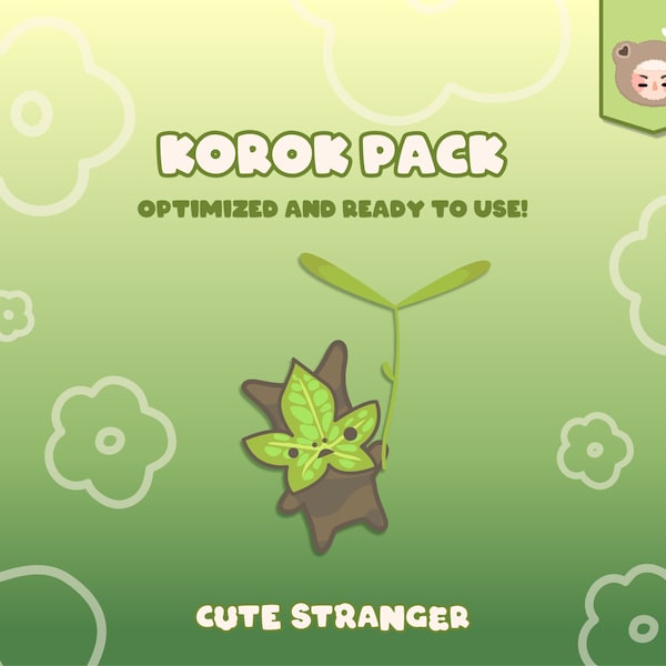 KOROK FOREST Twitch Pack The Legend Of Zelda / Overlay / Stream Graphics / Mignon / Streamer / Pastel / Esthétique