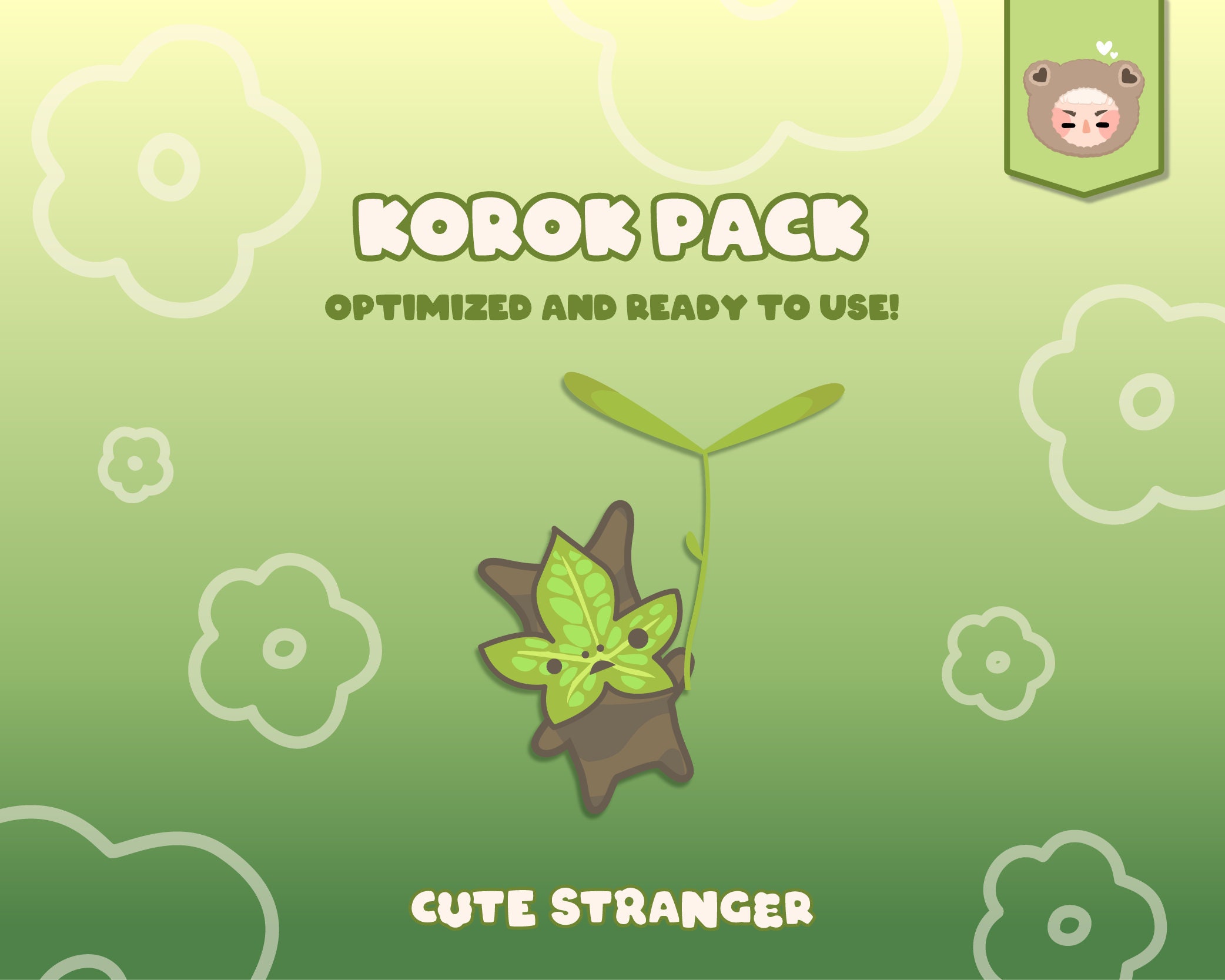 KOROK FOREST Twitch Pack The Legend Of Zelda / Overlay / Stream Graphics / Cute / Streamer /Pastel / Aesthetic