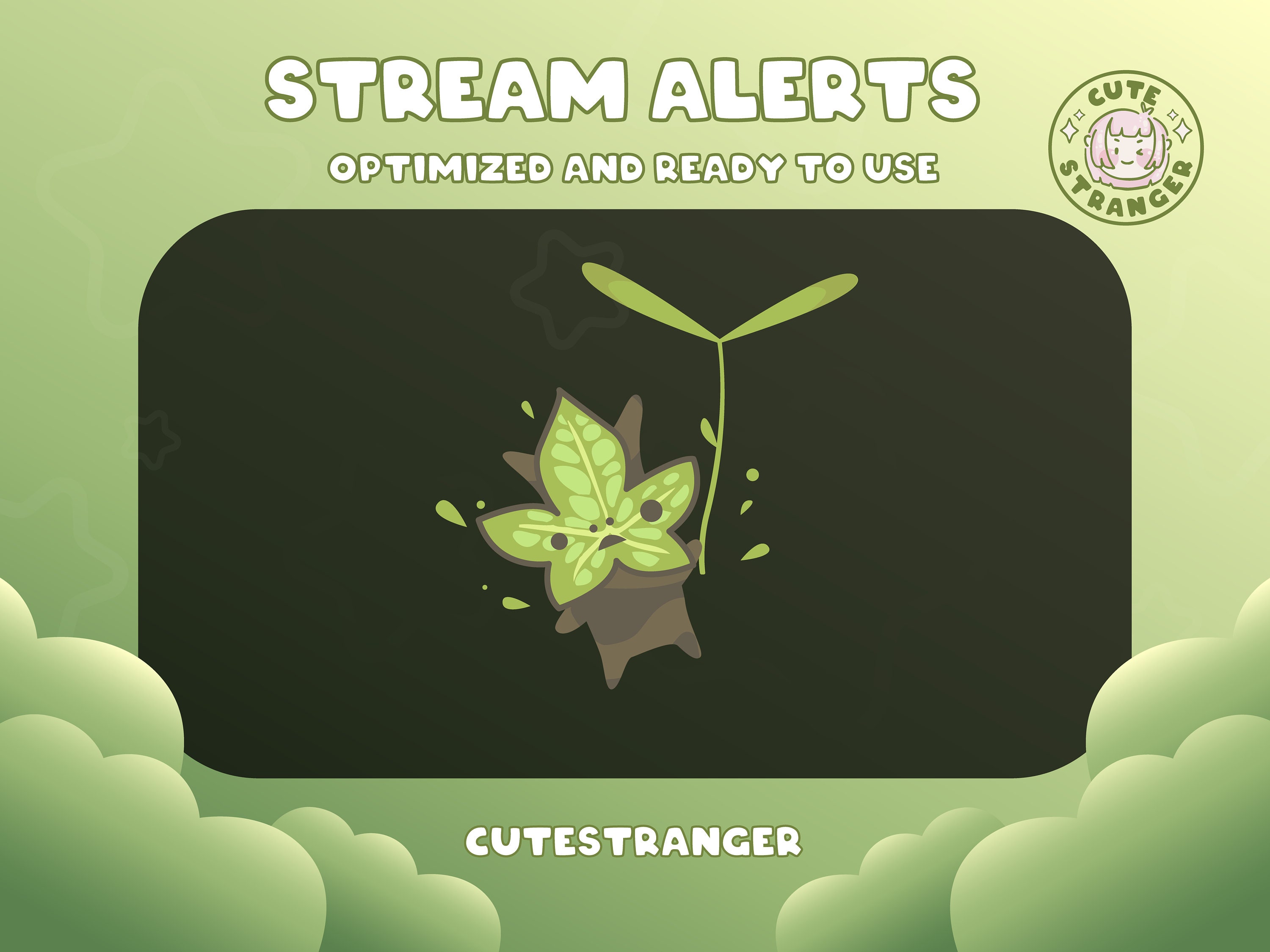 Korok Twitch Alerts: Legend of Zelda Stream Overlay (animated
