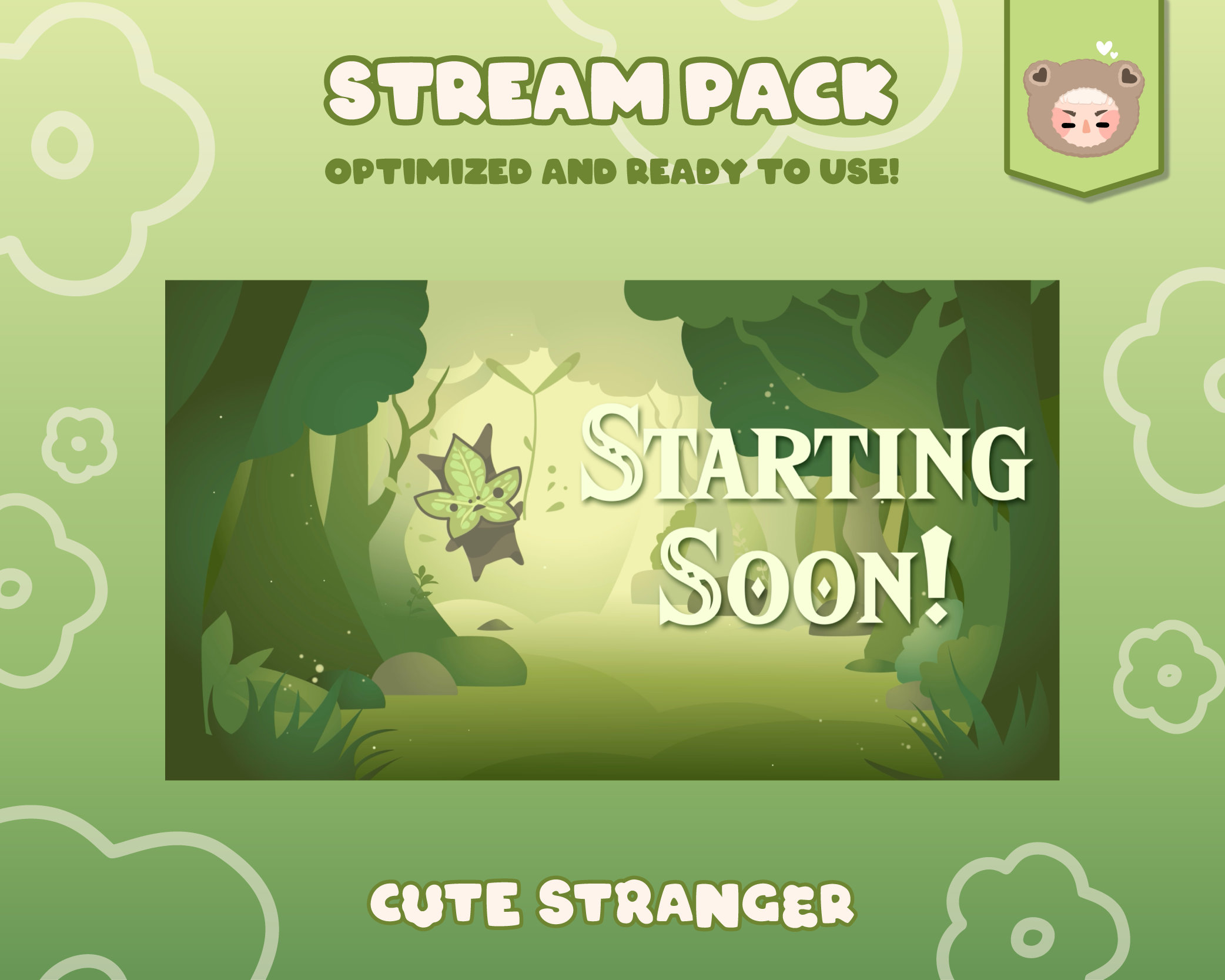KOROK FOREST Twitch Pack the Legend of Zelda / Overlay / Stream ...