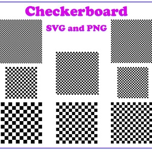 Patrón de tablero de ajedrez SVG y PNG