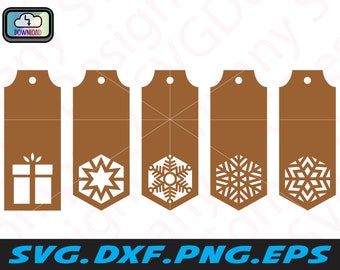 gift tag svg bundle, Christmas gift tag svg, snowflake gift tag svg bundle, snowflake gift tag dxf file bundle, custom gift tag svg