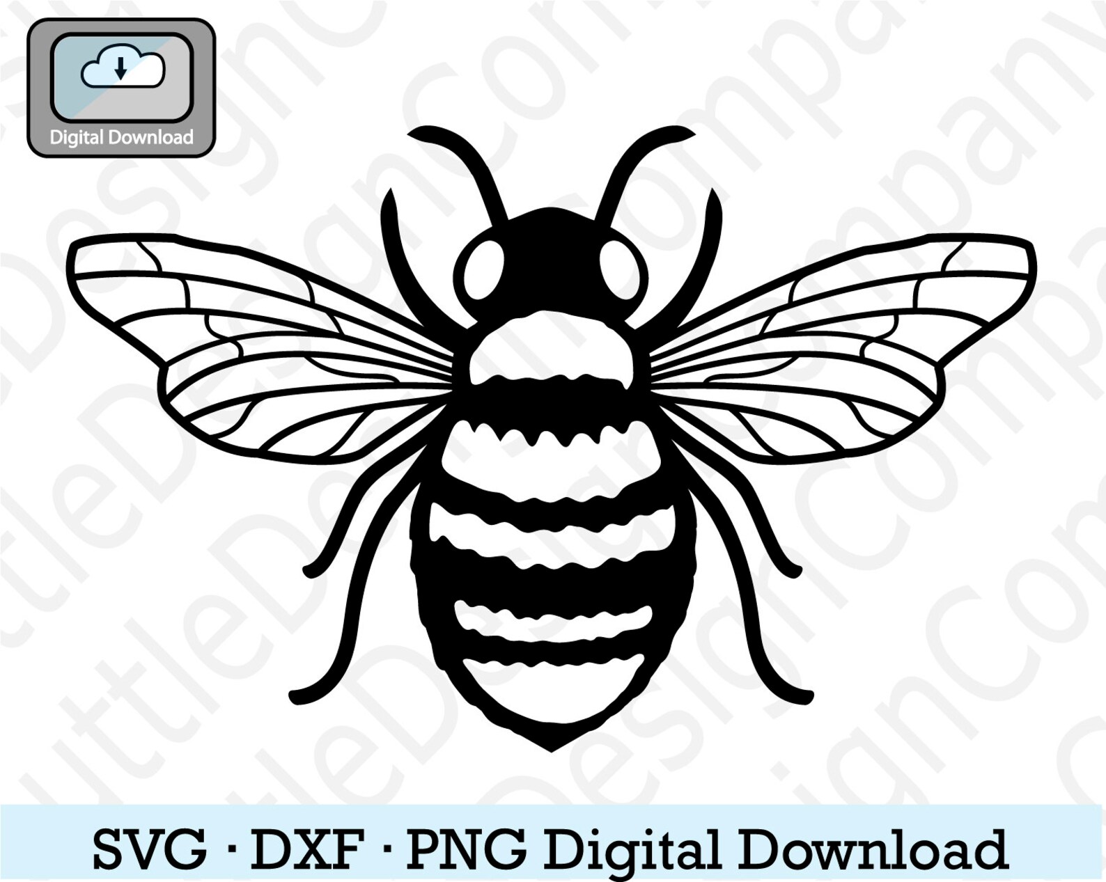 Bee svg honey bee dxf bee vector art bee png bee eps bee Etsy