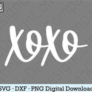 Xoxo Svg, Valentines Day Svg, Hugs and Kisses Svg, Cut File for Cricut ...
