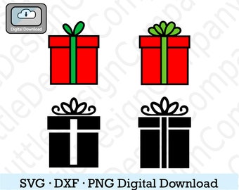 Weihnachtsgeschenke SVG Clipart Bundle (digitaler Download)