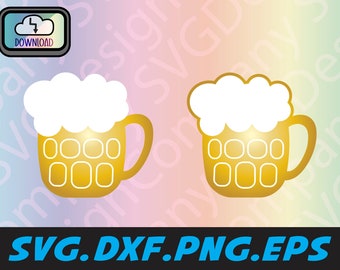 taza de cerveza svg para regalo del día del padre, vaso de cerveza svg para amante de la cerveza, cerveza svg para hacer pegatinas o calcomanías, archivo cortado de taza de cerveza para cricut