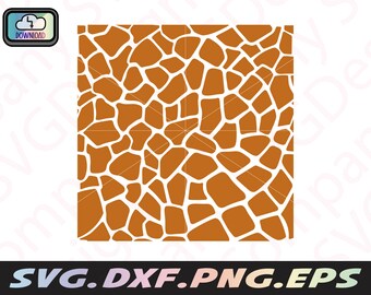 Seamless Giraffe Print SVG: Animal Pattern for Cricut (Digital Download)