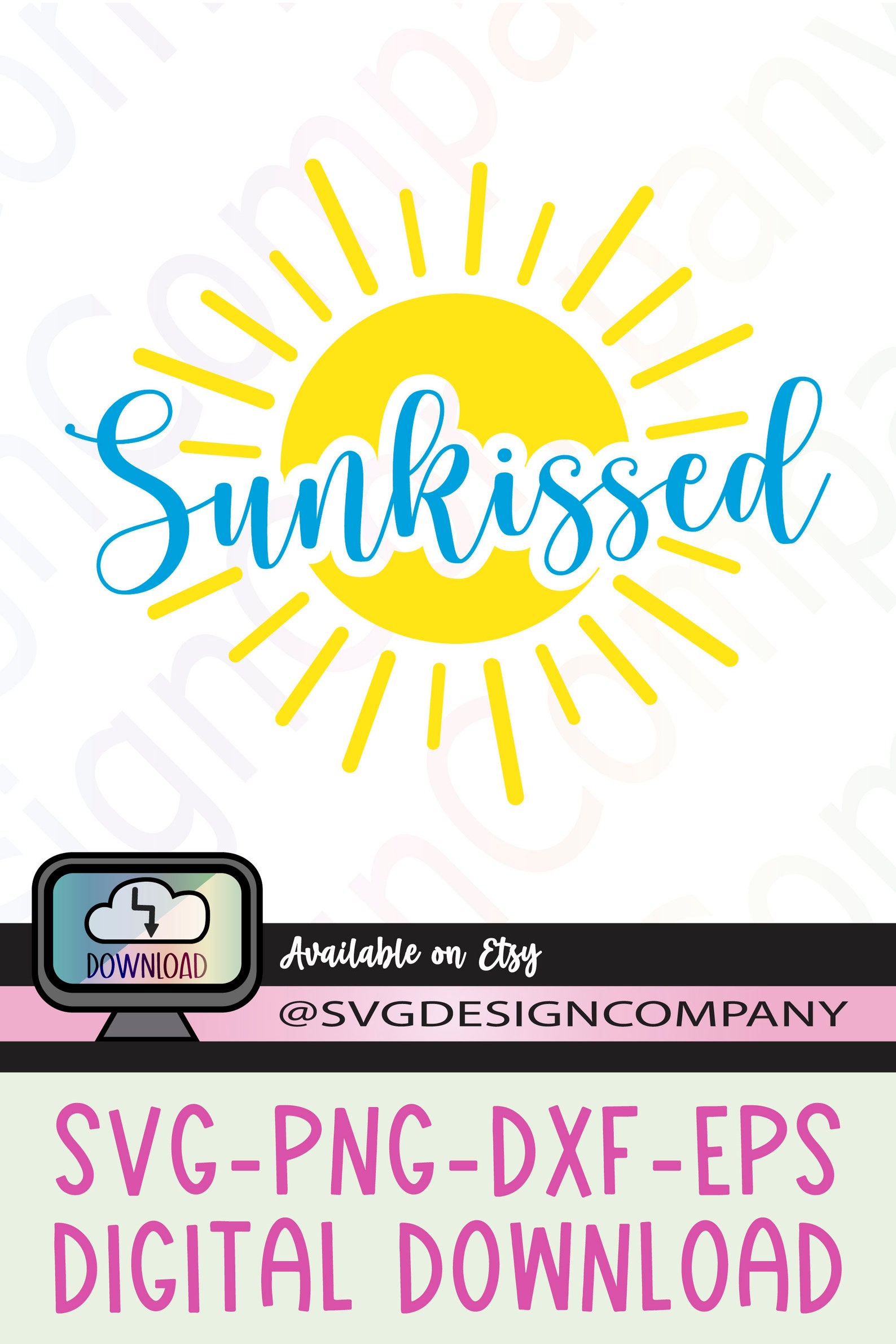 Sunkissed Svg Sun Kissed Svg for Summer Shirt Vacay Vibes - Etsy