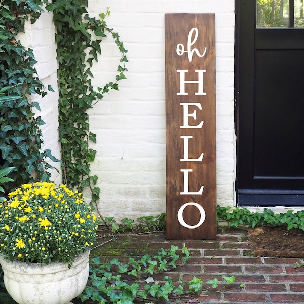 Oh Hello Sign - Etsy