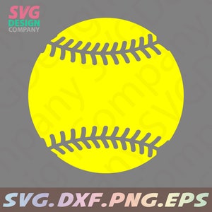 softball svg, softball dxf, softball png, softball eps, softball clipart, softball vector file, cut file for cricut, silhouette, digital