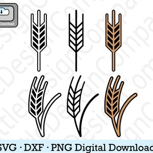 grano in formato SVG, file vettoriale di grano, file di taglio del grano, dxf di grano, png, eps, decalcomania del grano in formato SVG, grano in formato SVG, ingredienti della birra in formato SVG