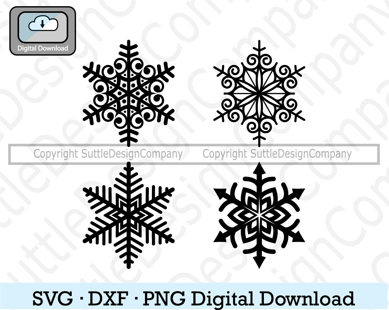 Snowflake cut file fancy snowflake svg bundle christmas Etsy