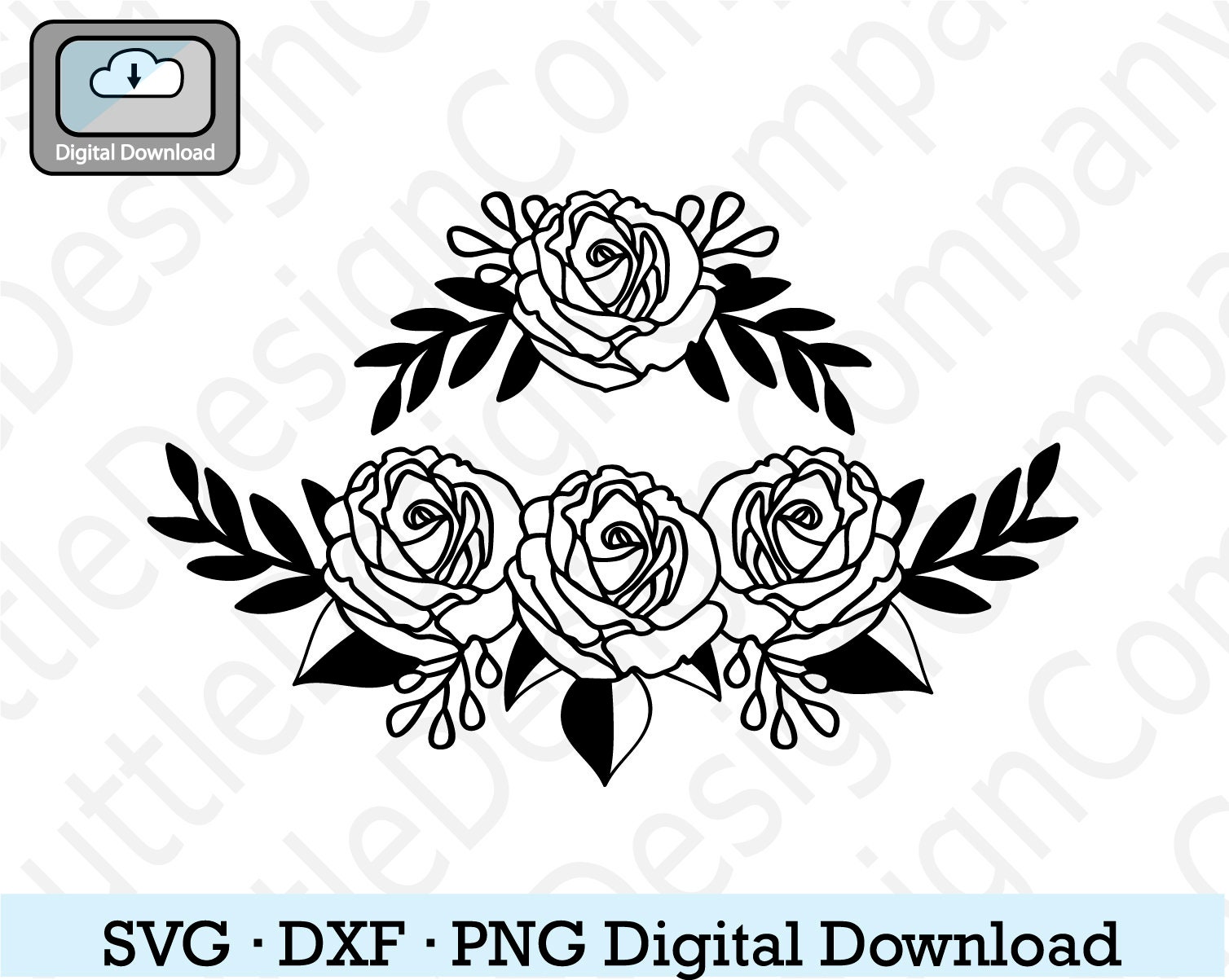 Border With Roses svg