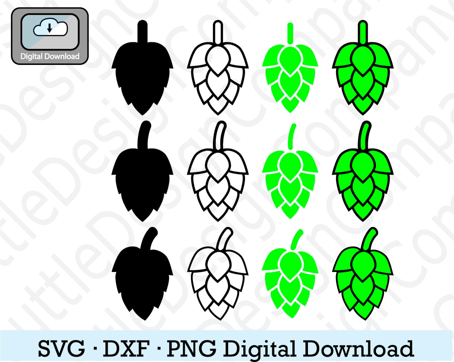 Beer Hops Svg Bundle Craft Beer Svg Beer Hops Earrings Png Etsy