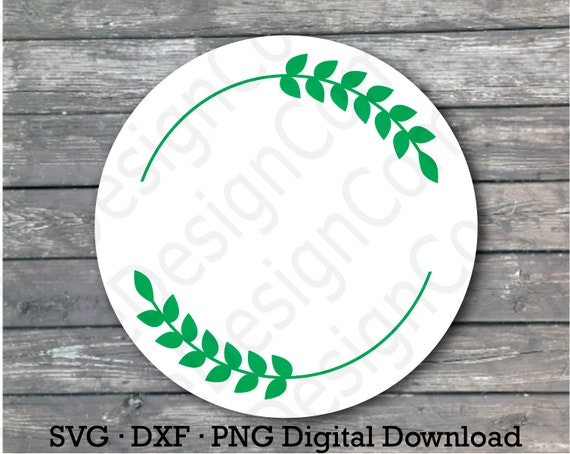 Download Clip Art Art Collectibles Monogram Frame Svg Laurel Border Svg Leaves Border Svg