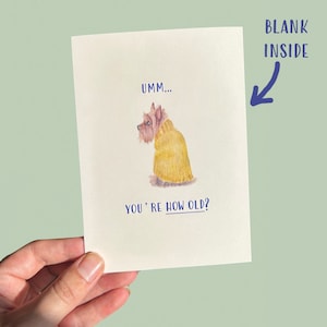 Verjaardagskaart Yorkshire Terrier, YorkieCard, hondenliefhebberkaart, hondenwenskaart, pup kalverliefde, verjaardagswensen, hondenliefhebber, geschenken hondenbezitter