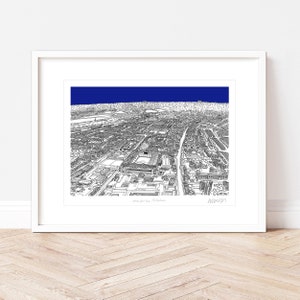 Tottenham, Football London Limited Edition Screen Print, Architectural Print Wall Art (unframed)