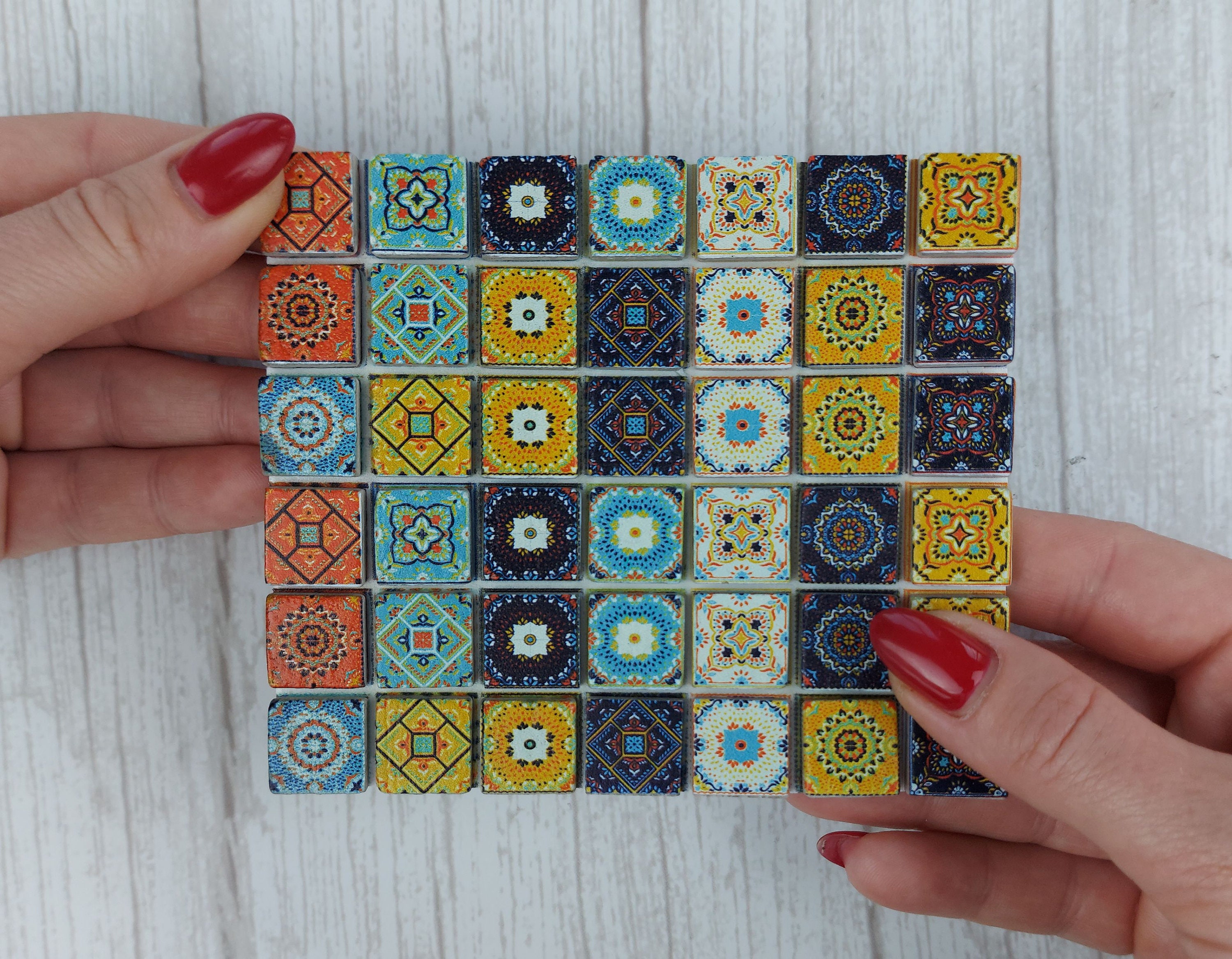 Dollhouse flooring, Scale dollhouse 1:24, Tiles for Modelling, Miniat…