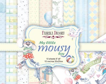 Scrapbook Paper Pack: 12x12 or 8x8 inches Double-Sided Sheets