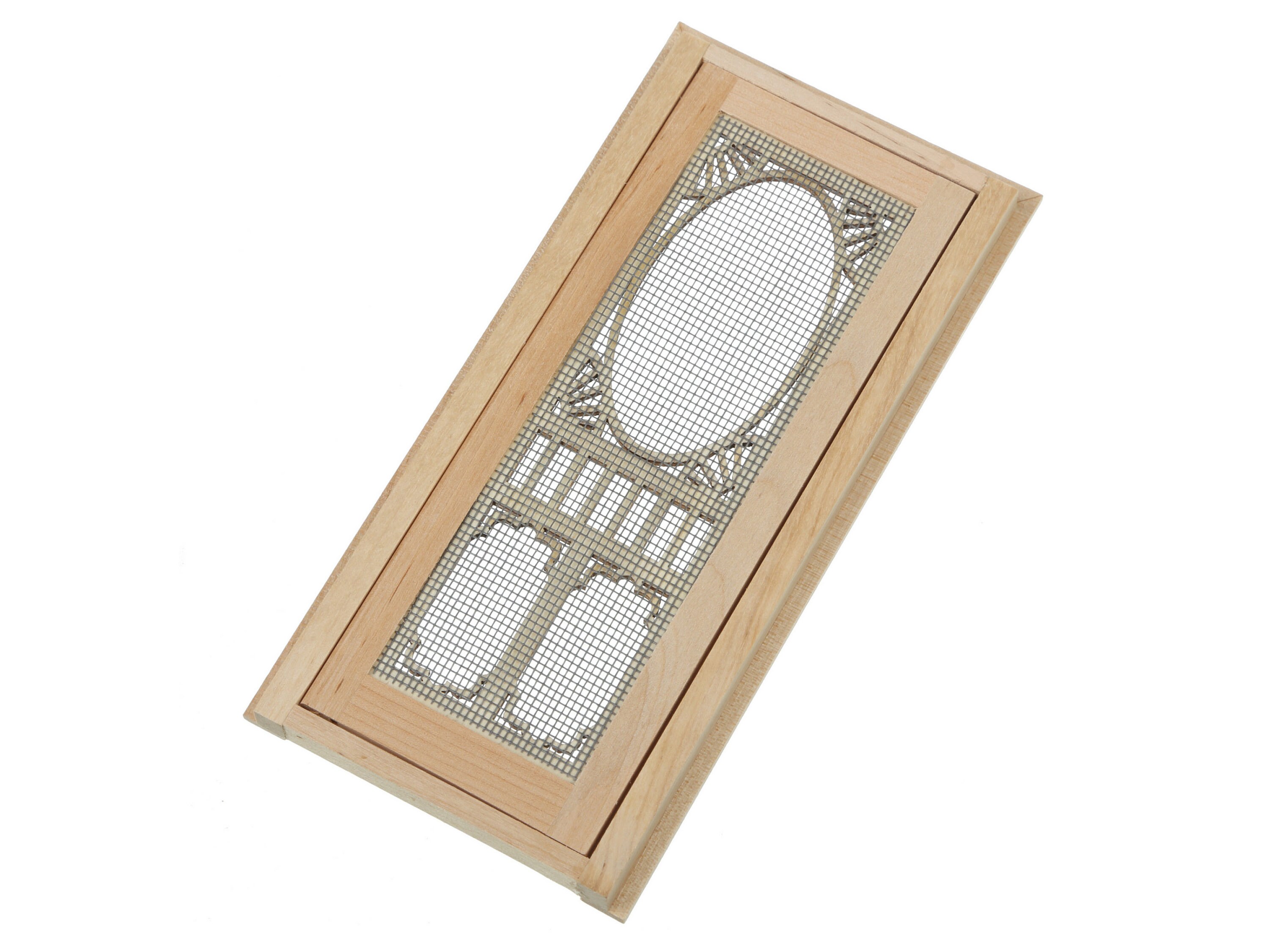 Poppenhuis moderne deuren schaal 1/12, miniatuur houten deur. - België