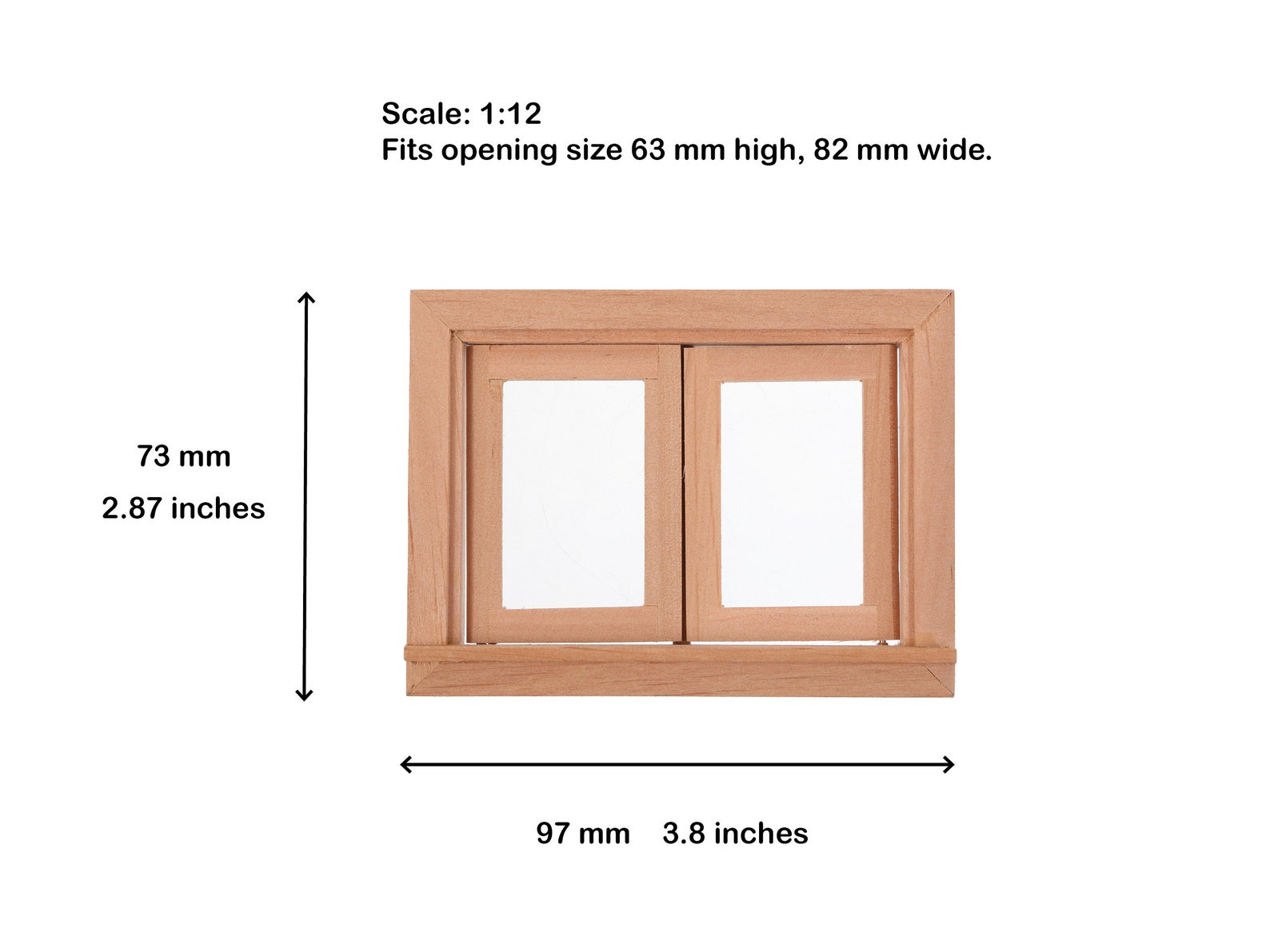 Dollhouse Windows, Dollhouse Furniture, Wooden Miniatures, Roombox ...