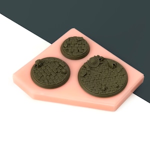 Silicone Mold: Resin Scenery Terrain for Wargaming Tabletop