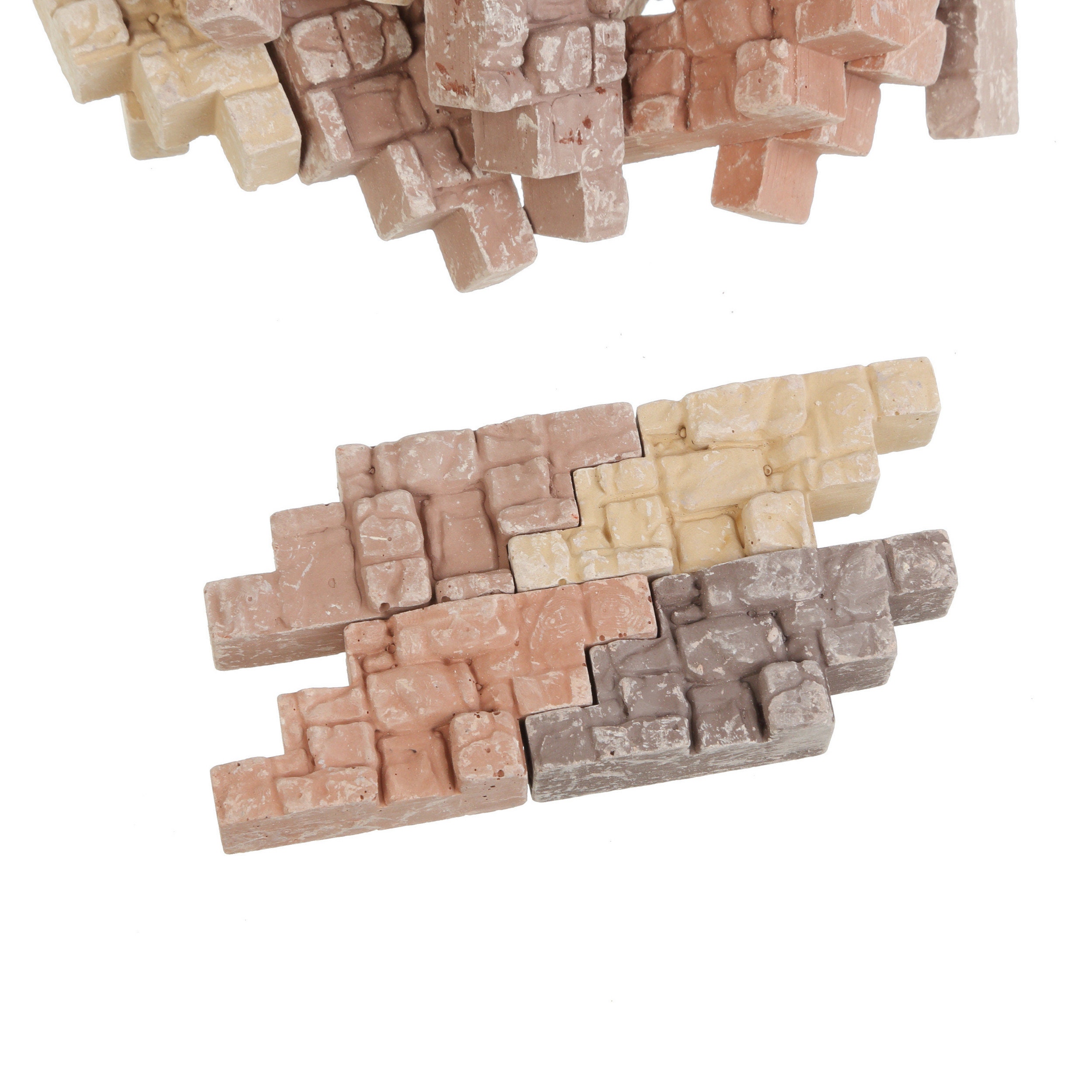 Mini Bricks, Mini Pavers, School Project, Miniature Bricks, Dollhouse  Bricks, Miniature Bricks for Model Stones Walls, Stone Bricks 