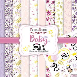 Scrapbook Paper/Scrapbook Paper Pack/Scrapbooking Paper Pad 12x12 8x8/Paper for Scrapbooking/My little baby girl/FDSP-01024