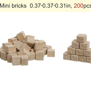 Miniatuurstenen: doe-het-zelf poppenhuis- en sprookjestuinbenodigdheden, schoolproject, voor modelstenen, muren en vloeren