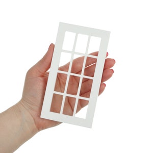 Dollhouse windows, Dollhouse furniture, Wooden miniatures, Roombox  windows, 1:12 scale furniture