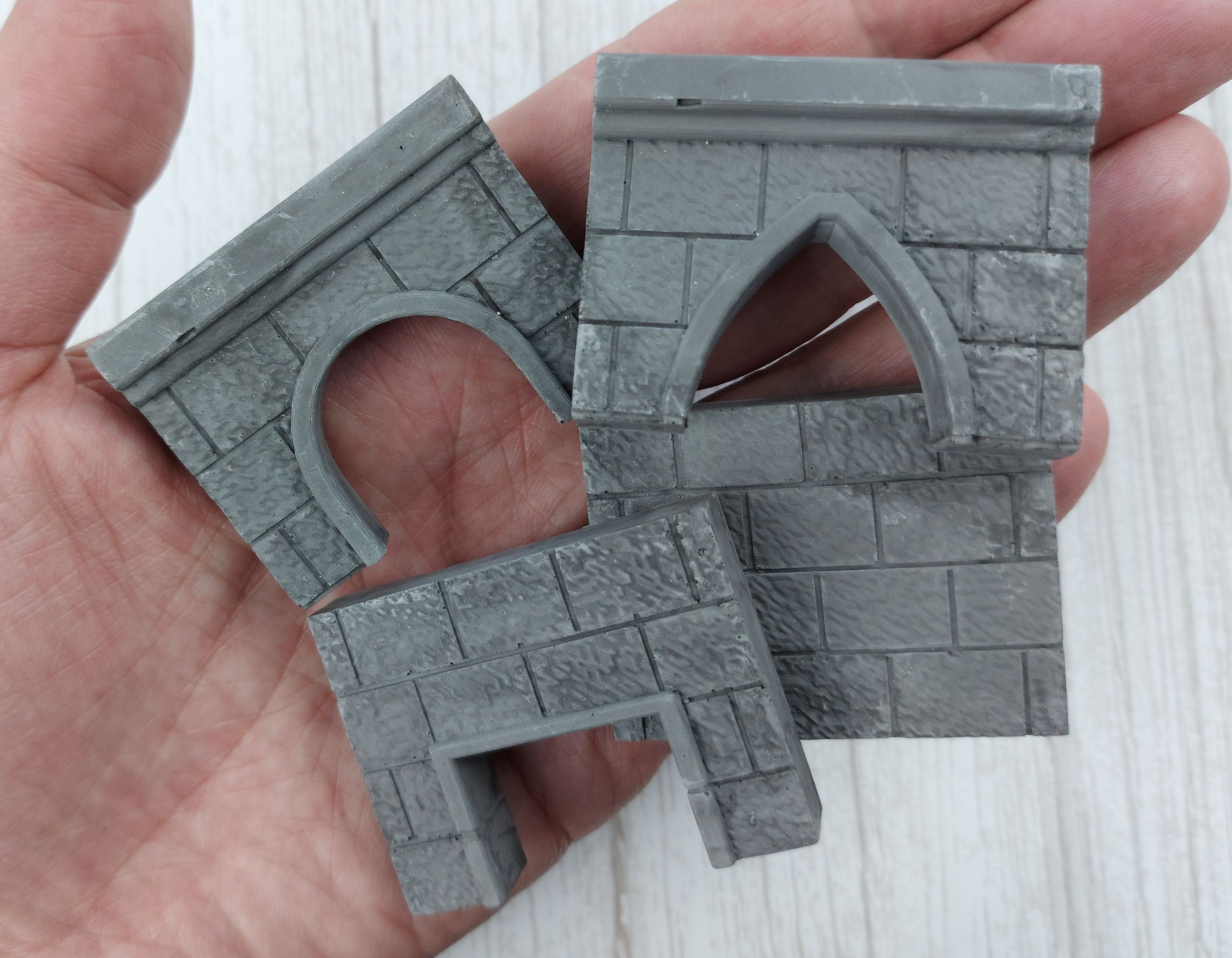 Dungeons and Dragons Modular Walls DnD Miniature Terrain Dungeon Wall