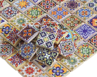 Dollhouse Tile Flooring, Miniature Stone Tiles for Realistic Floor, 1:12 scale small square tiles, Crafts wall mosaics, Tile coaster, 2055